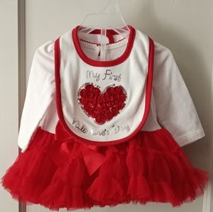 Baby's 1st Valentine's Day Dress!